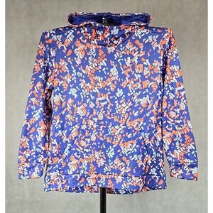 NWT Under Armour Hoodie Girls Size‎ Large Hooded Pullover Sweatshirt Purple Logo